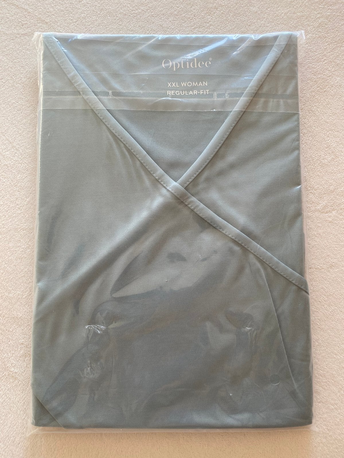 Optidee overslagshirt maat XXL turkoois, Ophalen of Verzenden, Nieuw, Maat 46/48 (XL) of groter