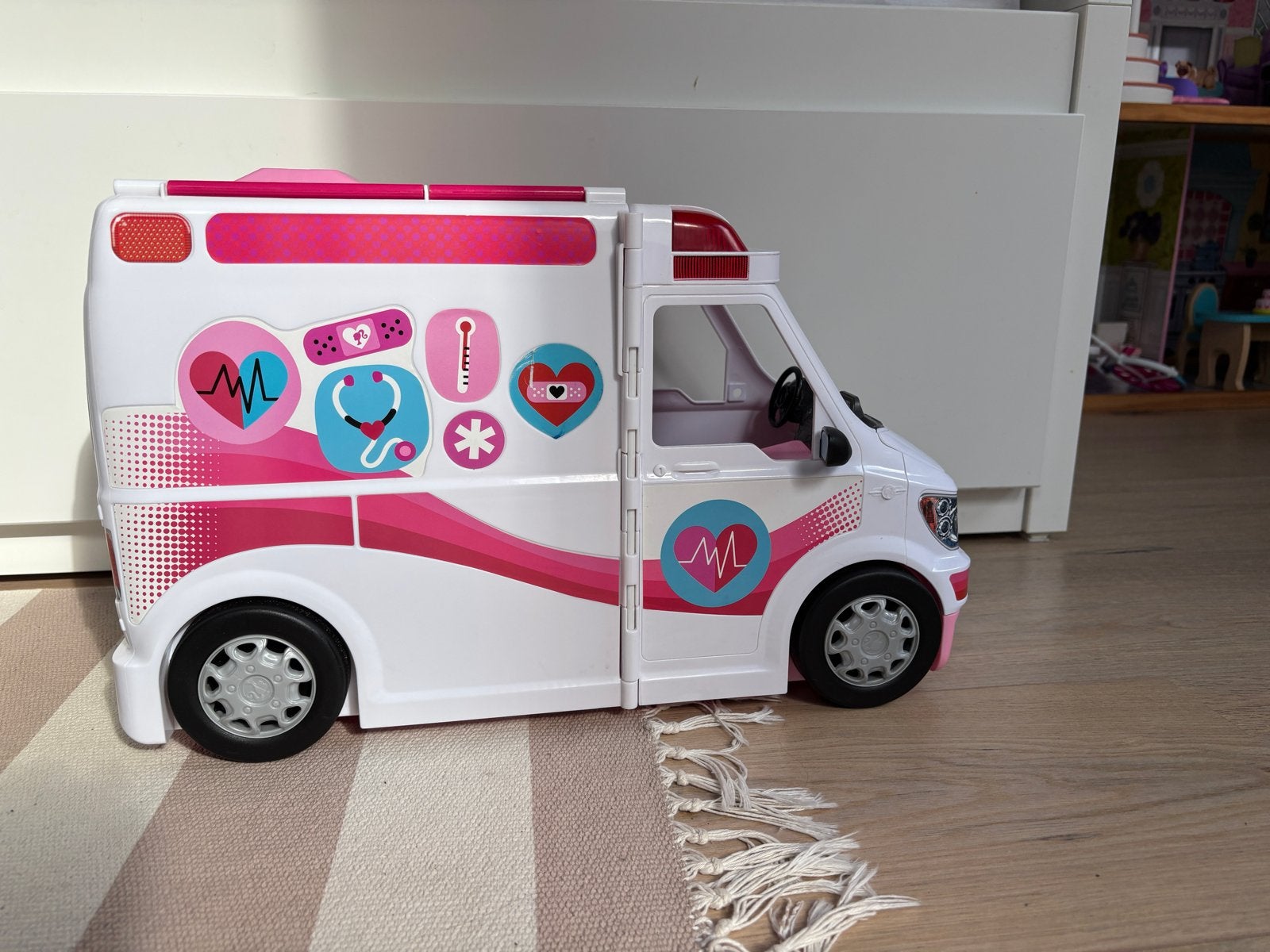 Barbie Ambulance en Speelset, Ophalen of Verzenden, Gebruikt