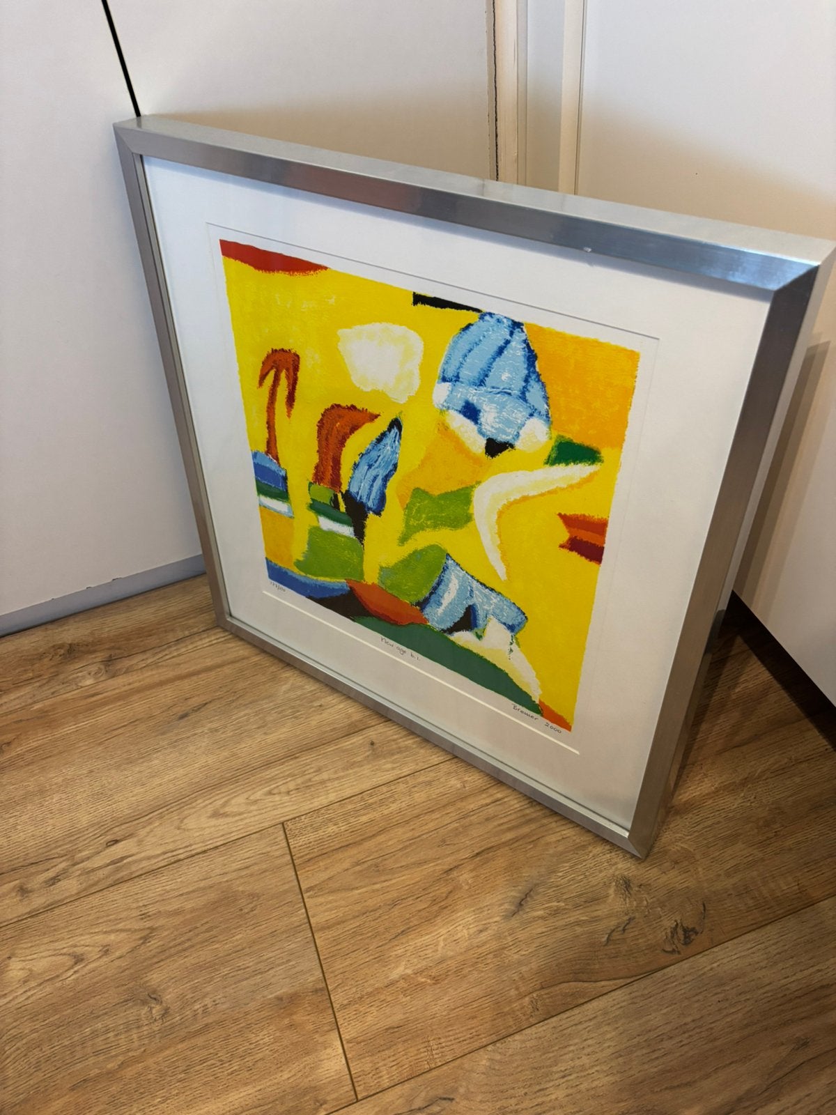 Zeefdruk van saskia bremer uit 2000, nr 123 van oplage 150, Antiek en Kunst, Kunst | Litho's en Zeefdrukken, Zeefdruk, Ingelijst