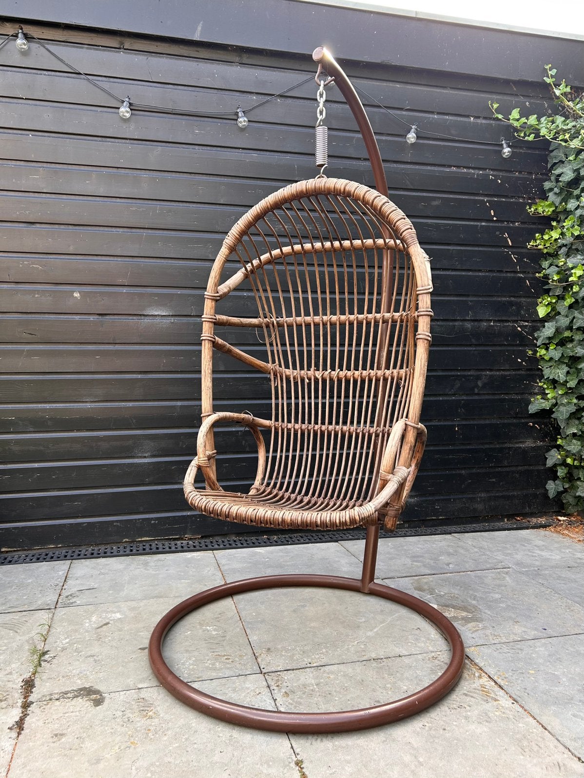 Schommelstoel met standaard, Tuin en Terras, Ophalen, Gebruikt