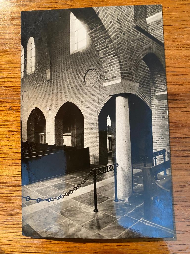 OOSTERHOUT Sint Paulusabdij fotokaart jaren 1950, Verzenden, 1940 tot 1960, Gelopen, Noord-Brabant
