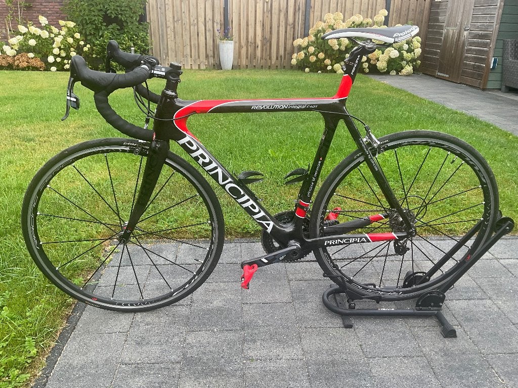 Principia carbon racefiets, 28 inch, Carbon, Velgrem, Zo goed als nieuw