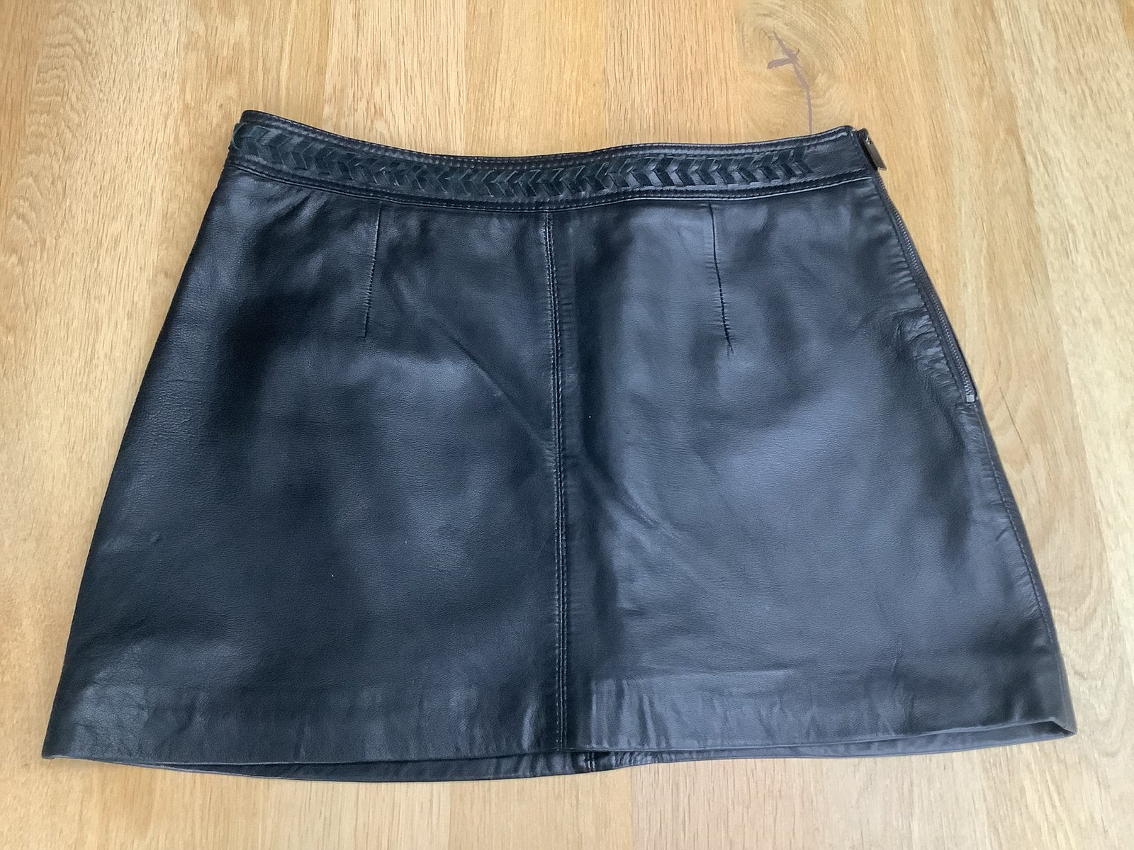Zara leren rokje maat M, Kleding | Dames, Maat 38/40 (M), Verzenden, Zwart, Zo goed als nieuw