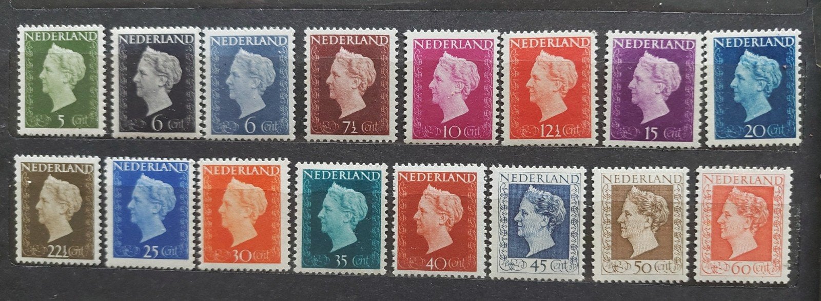 Koningin Wilhelmina 1947-1948 postfris., Postzegels en Munten, Postzegels | Nederland, Ophalen of Verzenden, Na 1940, Postfris