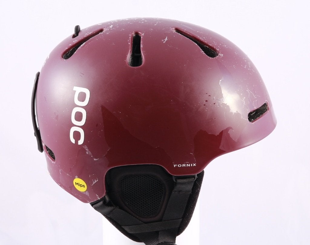 51 52 53 54 ski snowboard helm POC FORNIX MIPS, Burgundy, Overige merken, Gebruikt, Verzenden, Overige typen