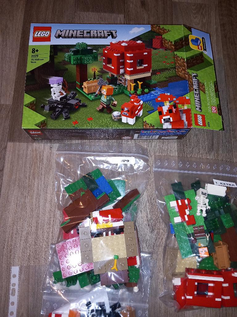 Mine Craft paddenstoelenhuis nr. 21179, Ophalen, Inclusief doos, Minecraft, Lego