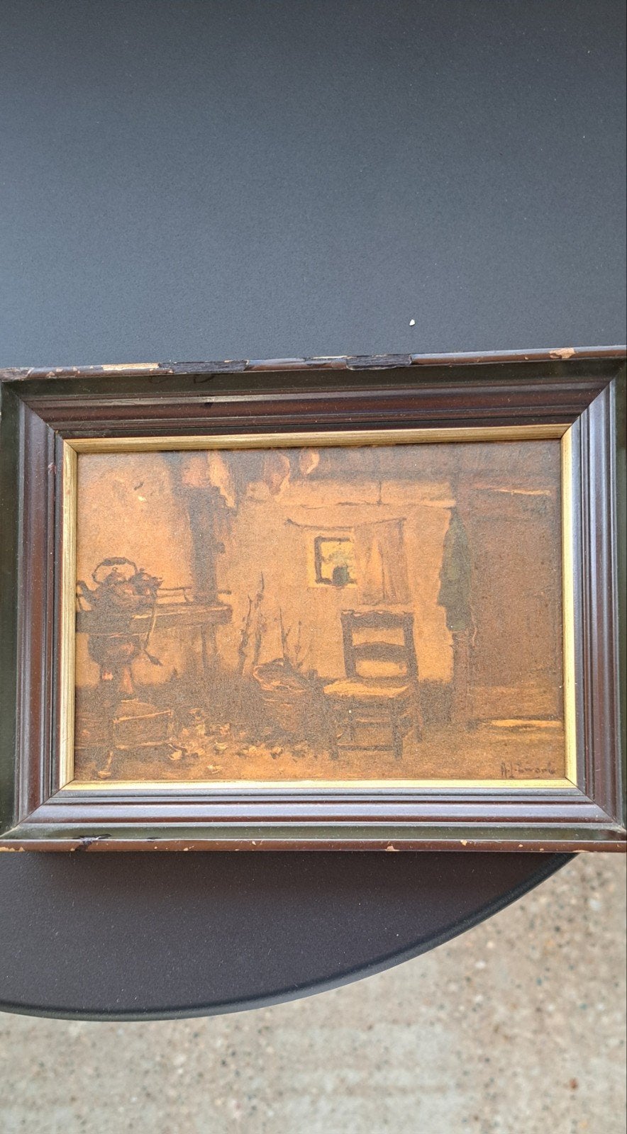 Te Koop ..Schilderij van A Zwart, Ophalen