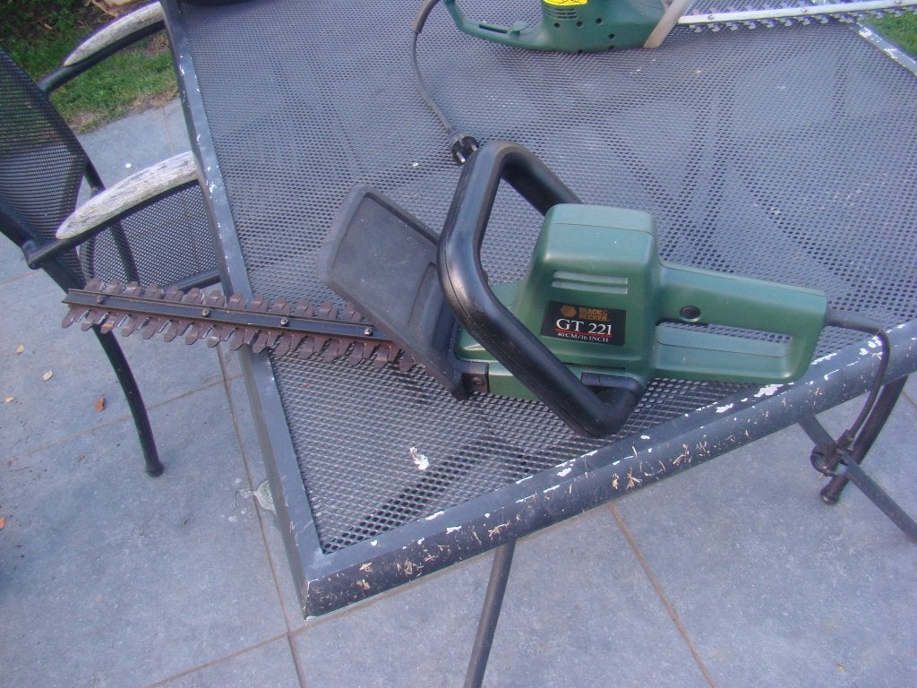 heggeschaar/buxus i.z.g.st en opbrengst kika, Ophalen of Verzenden, Gebruikt, Elektrisch, Black & Decker
