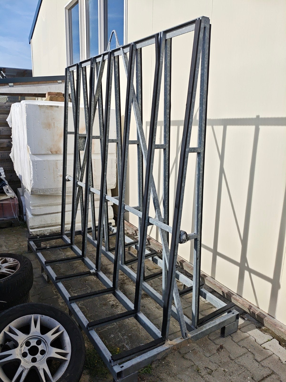 Glazenbok / Glasbok voor transport of opslag, Ophalen, Overige typen, 160 cm of meer, Zo goed als nieuw