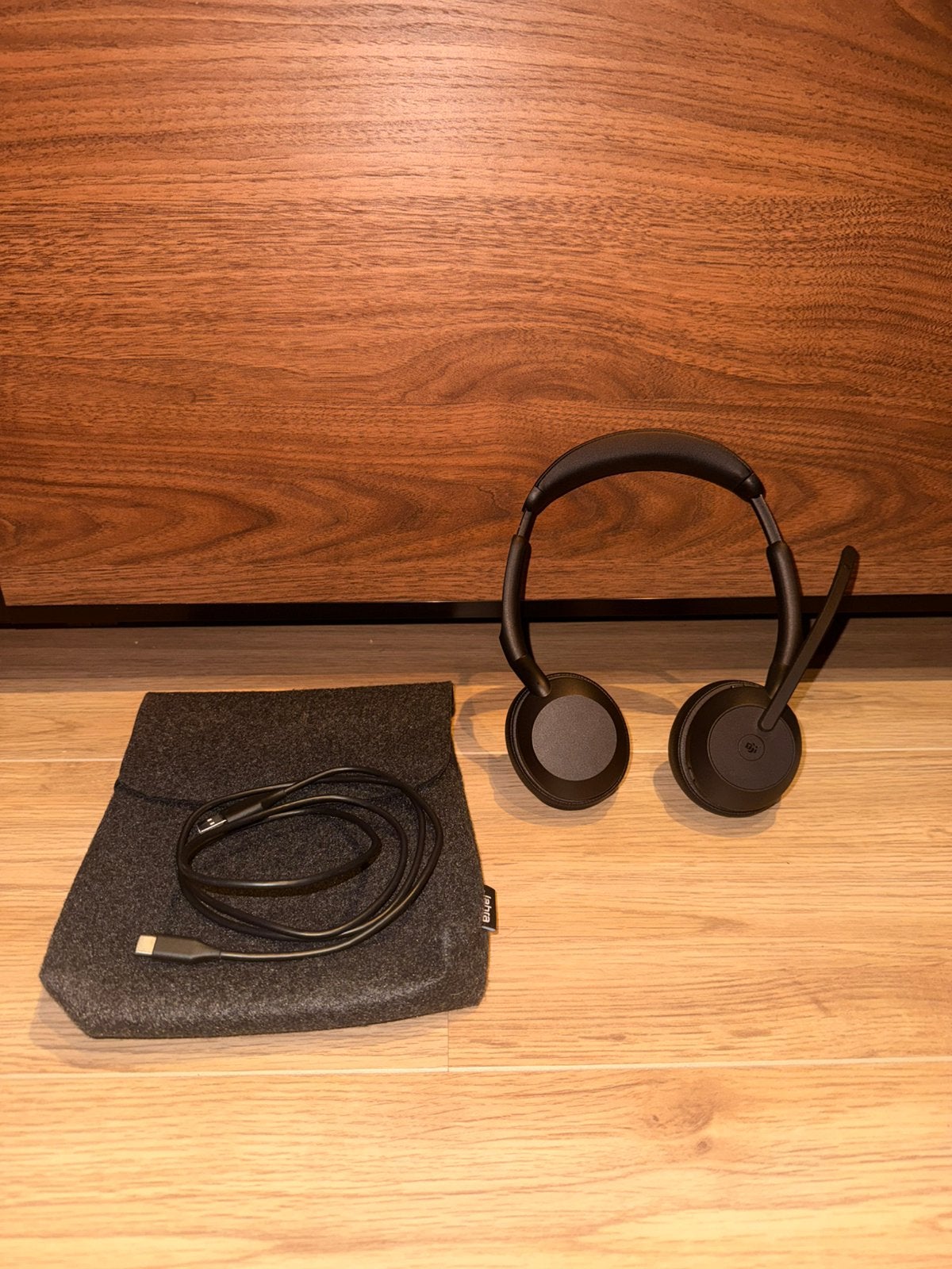 Jabra Evolve2 55 headset – draadloos – zo goed als nieuw, Audio, Tv en Foto, Koptelefoons, Zo goed als nieuw, On-ear, Jabra, Zwart