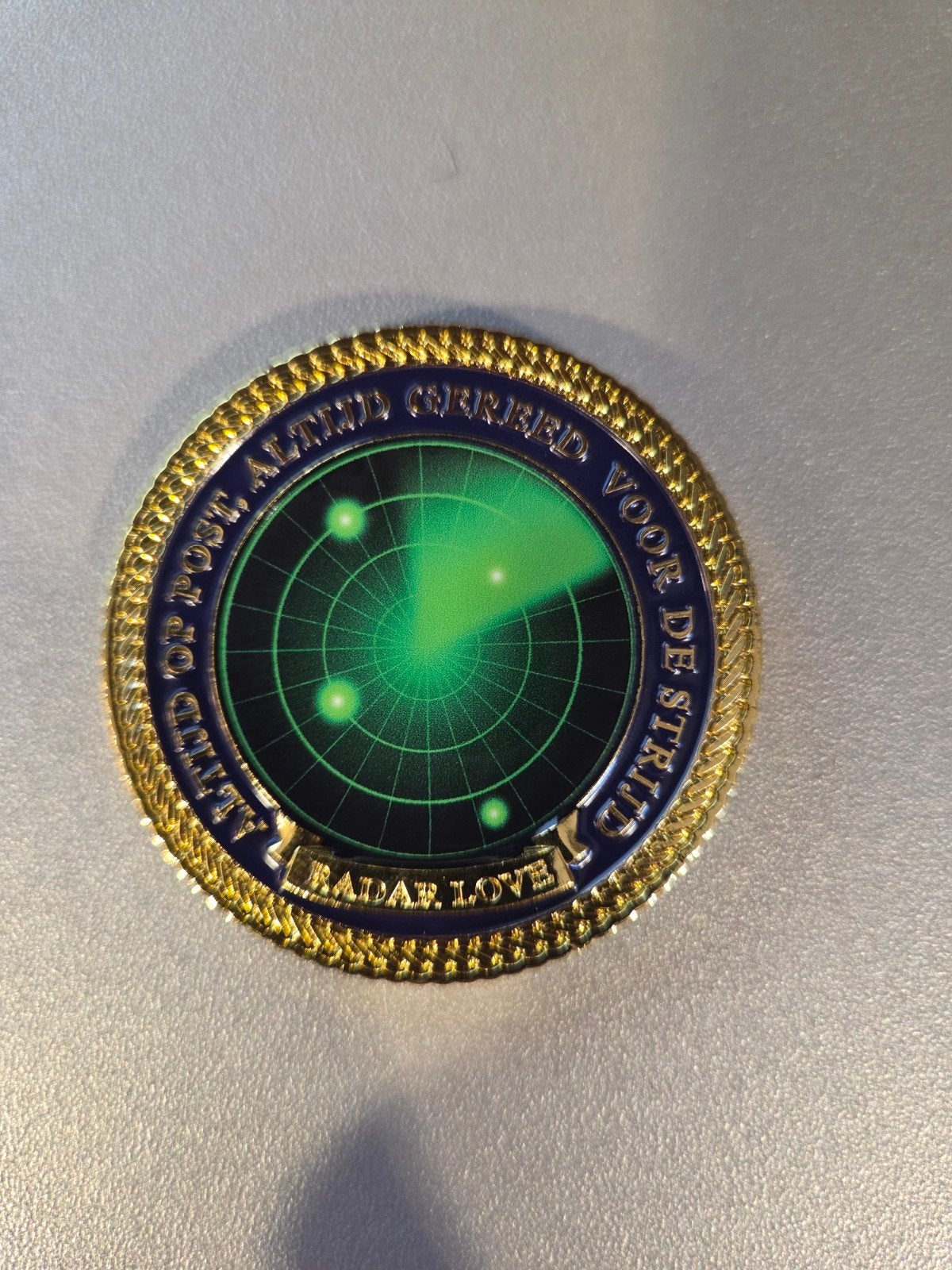 Militaire Challenge Coin - Radar Love, Ophalen of Verzenden, Nieuw