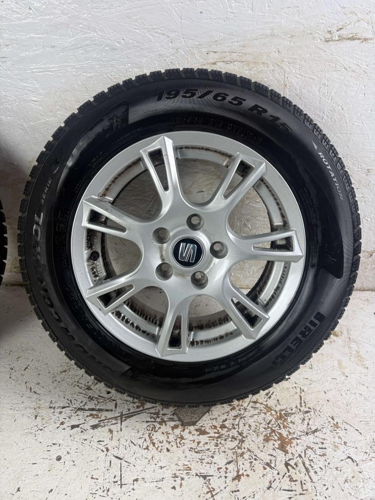 Seat Leon Toledo Altea velgen 15" 5x112 winterset 10mm!, Auto-onderdelen, Banden en Velgen, Niet ingevuld, Gebruikt, 15 inch, Banden en Velgen