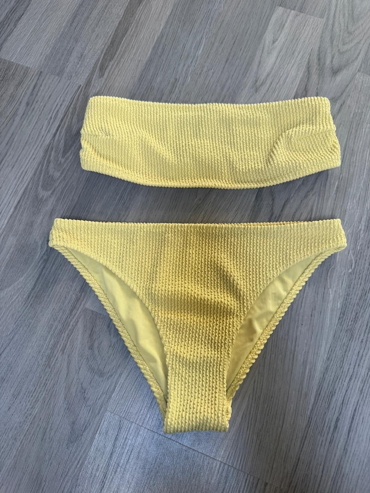 H&M Bikini Geel Maat S - Eenmalig Gedragen, Ophalen of Verzenden, Zo goed als nieuw, Geel, Bikini