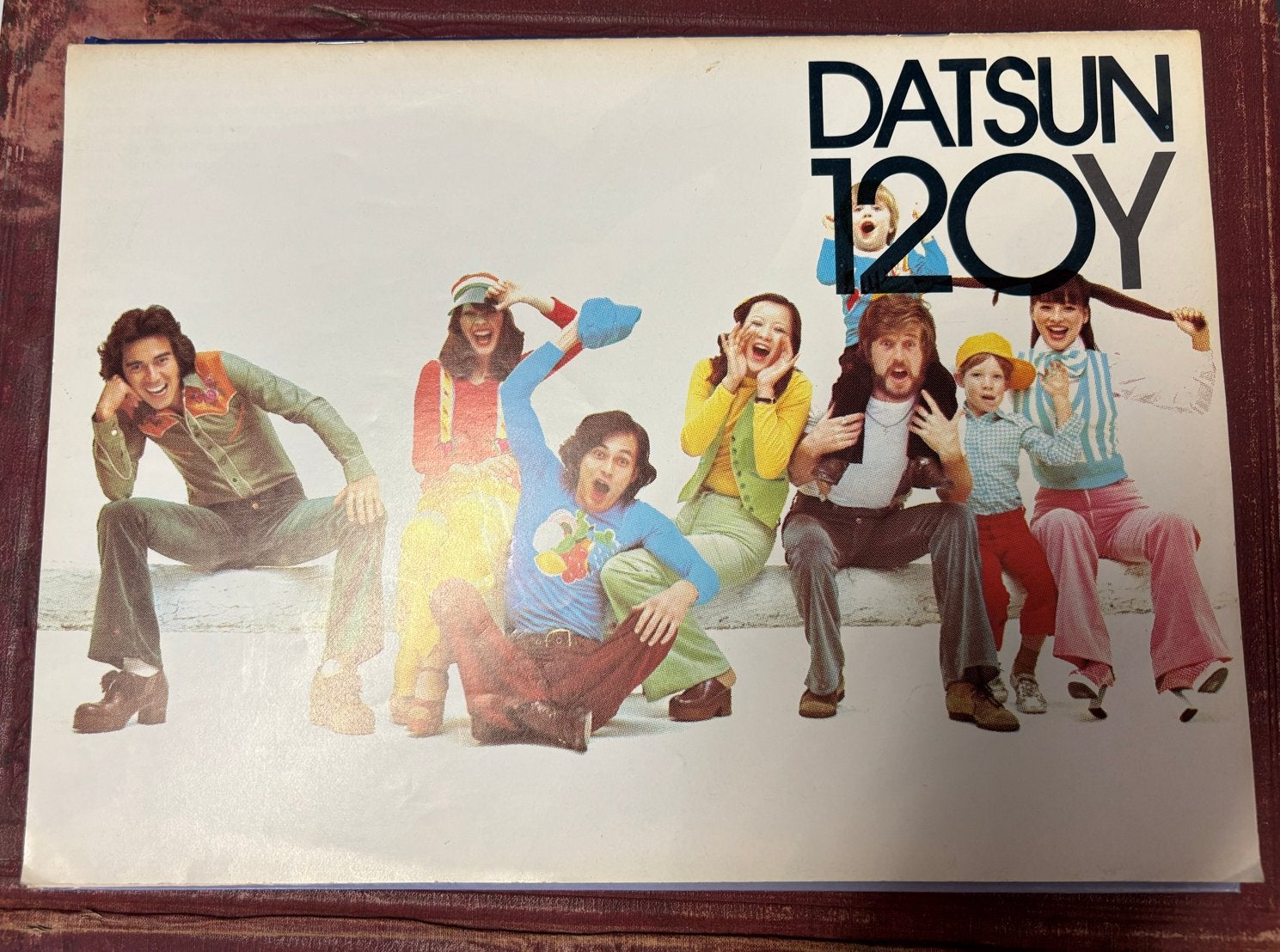 Datsun 120Y brochure - Vintage autobrochure, Boeken, Ophalen of Verzenden, Gelezen, Overige merken