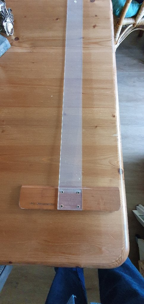Tekenhaak 80 cm. Met doorzichtige rij., Ophalen of Verzenden, Gebruikt, Overige typen