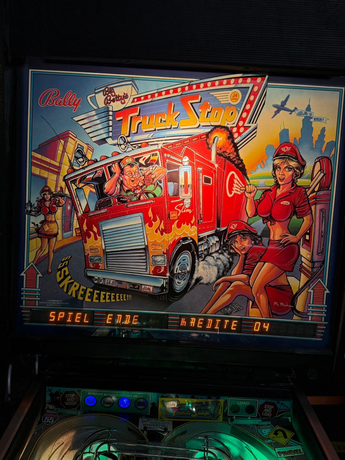 Flipperkast Truck Stop | Bally 1988, Ophalen, Gebruikt, Bally, Overige soorten