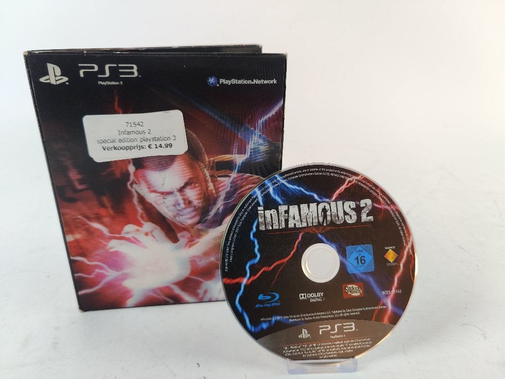 Infamous 2 special edition playstation 3 || Nu voor €14,99, Avontuur en Actie, 1 speler, Ophalen of Verzenden, Zo goed als nieuw