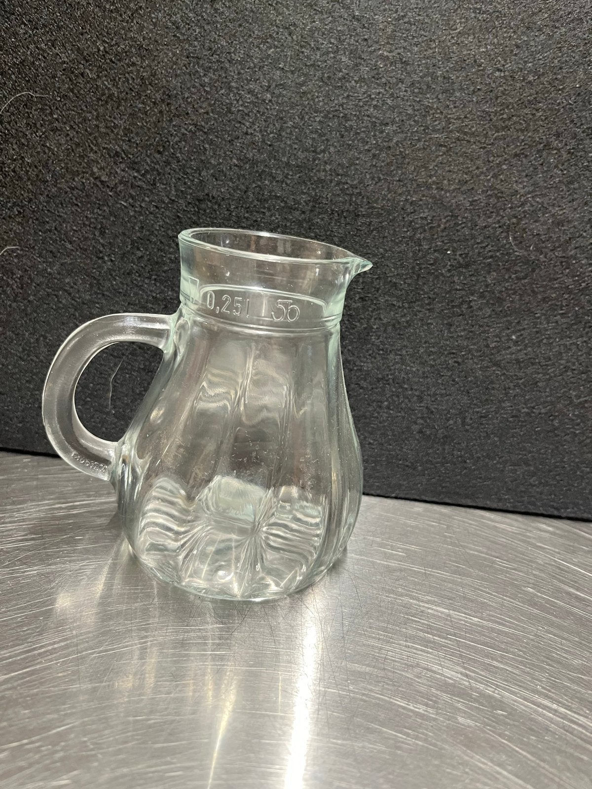8x Glazen Maatbeker/Schenkkan 0,25L - Perfect voor Horeca, Overige typen, Ophalen of Verzenden, Zo goed als nieuw, Glas