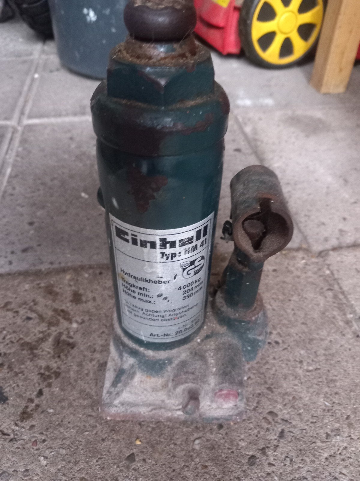 Einhell Potkrik Hydraulisch 4000 kg - Gebruikt, Auto diversen, Ophalen, Gebruikt, Hydraulisch, Potkrik