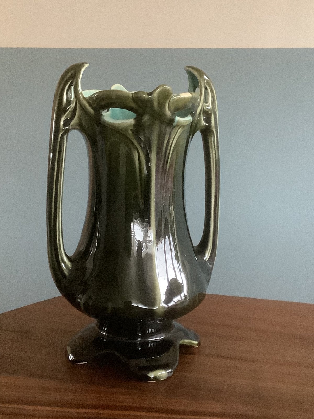 Art Deco Keramische vaas, Ophalen of Verzenden