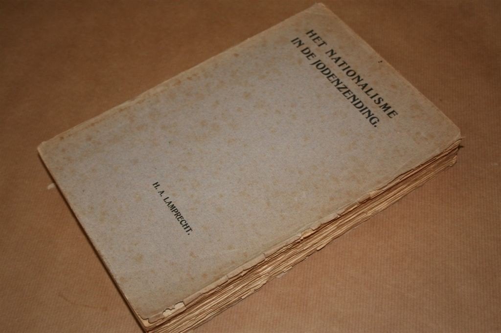 Het nationalisme in de Jodenzending [1915], dissertatie, Ophalen of Verzenden, Gelezen, Europa