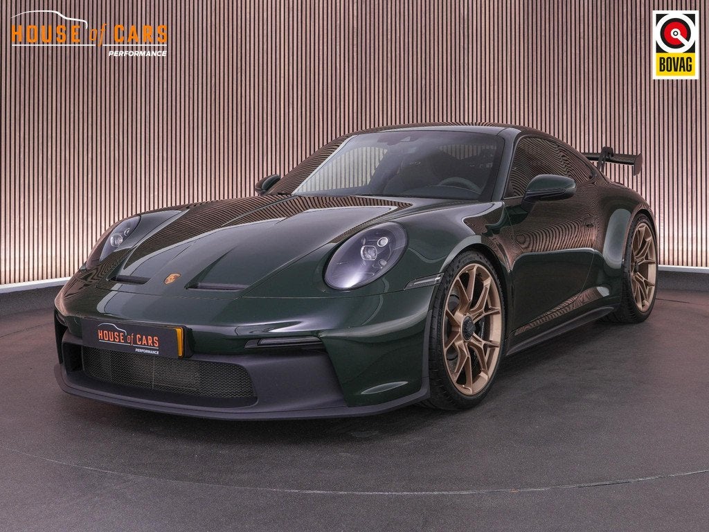 Porsche 911 4.0 GT3 |PTS Brewster green|dealer onderhouden|n, Automaat, Achterwielaandrijving, 510 pk, Leder