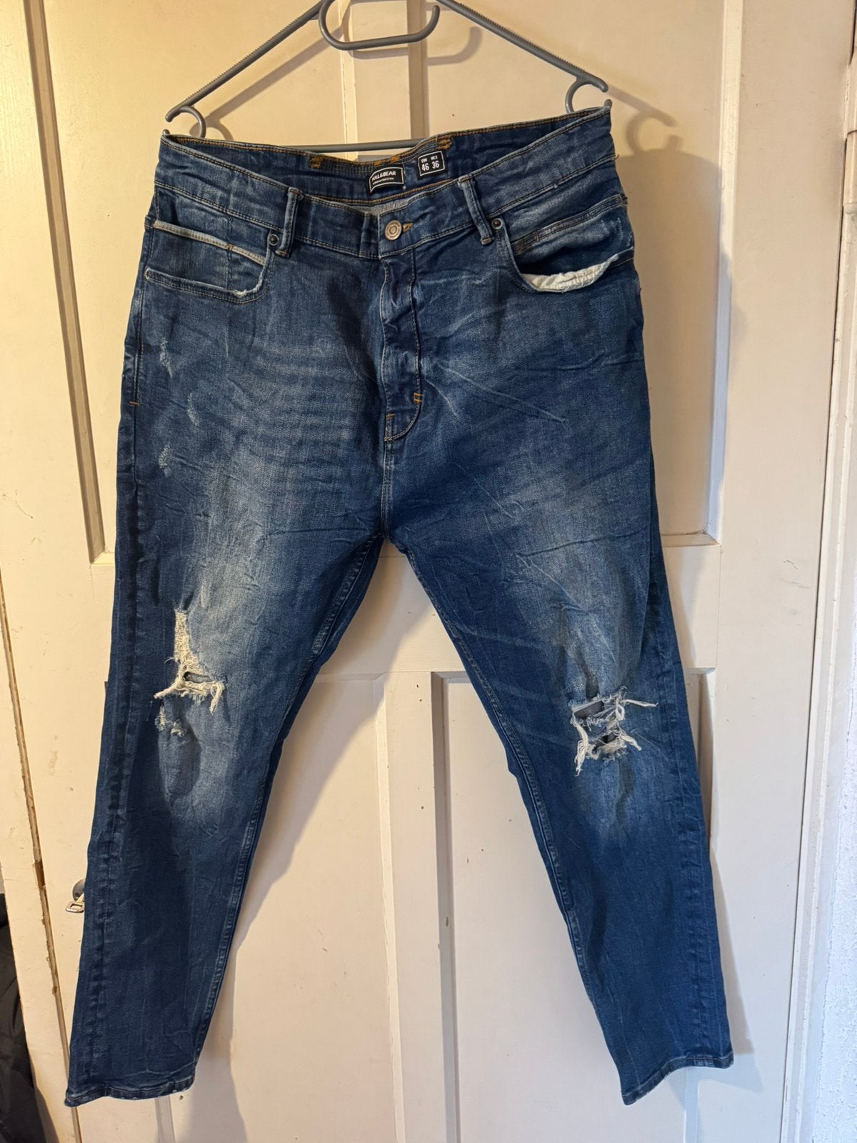 Pull & Bear leuke stretch broek maat 46, Ophalen of Verzenden, Zo goed als nieuw, Blauw, Overige jeansmaten