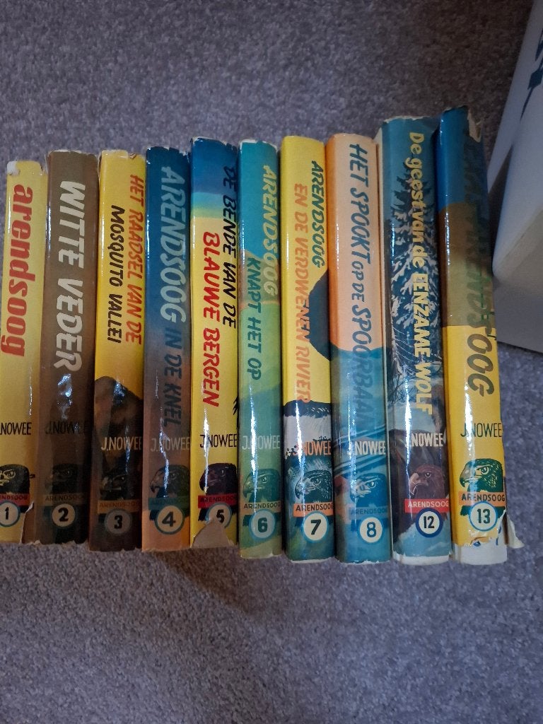 arendsoog boeken 10 stuks, Boeken, Ophalen, Gelezen, J. Nowee