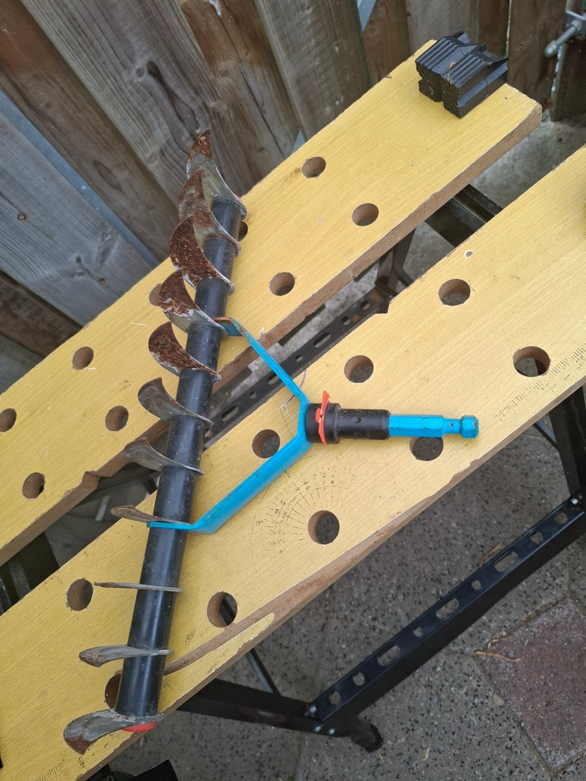 Gardena Hark - Tuinhark voor bladeren en tuinafval, Ophalen, Gebruikt, Hark, Gardena