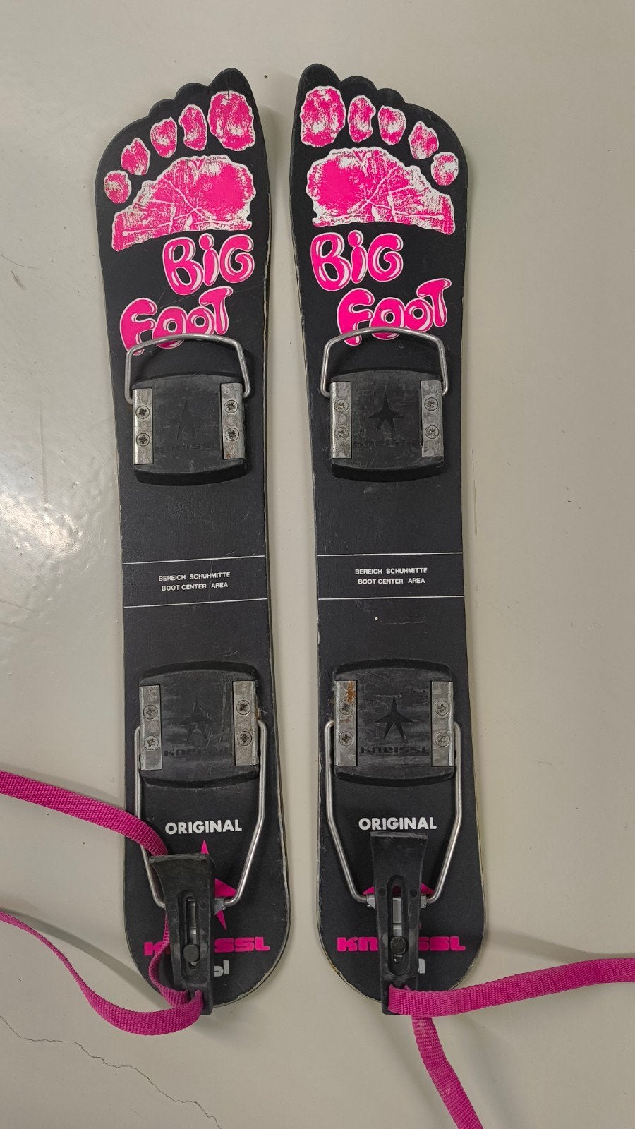Kneissl Big Foot ski's - Roze/Wit, Overige merken, Gebruikt, Ophalen of Verzenden, Skiën