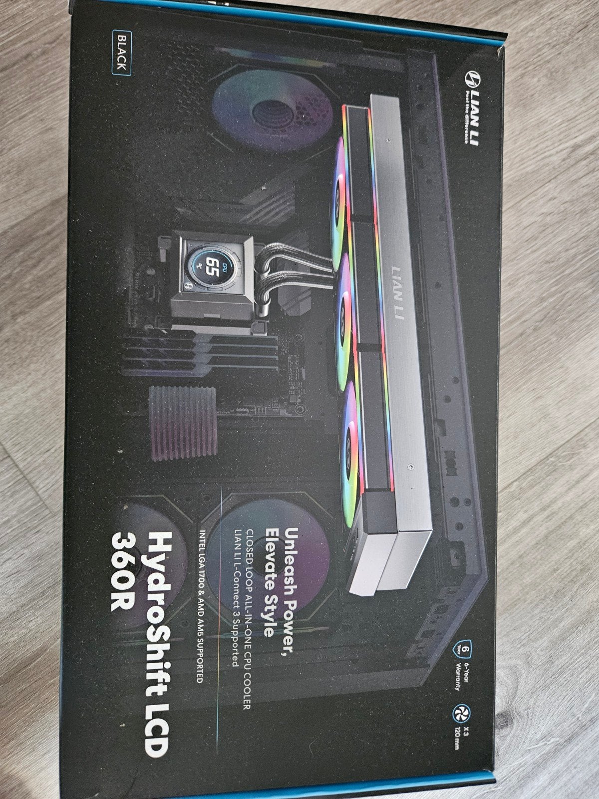 Lian Li Hydroshift LCD 360R, Computers en Software, Computerkoelers, Ophalen, Gebruikt, Waterkoeling