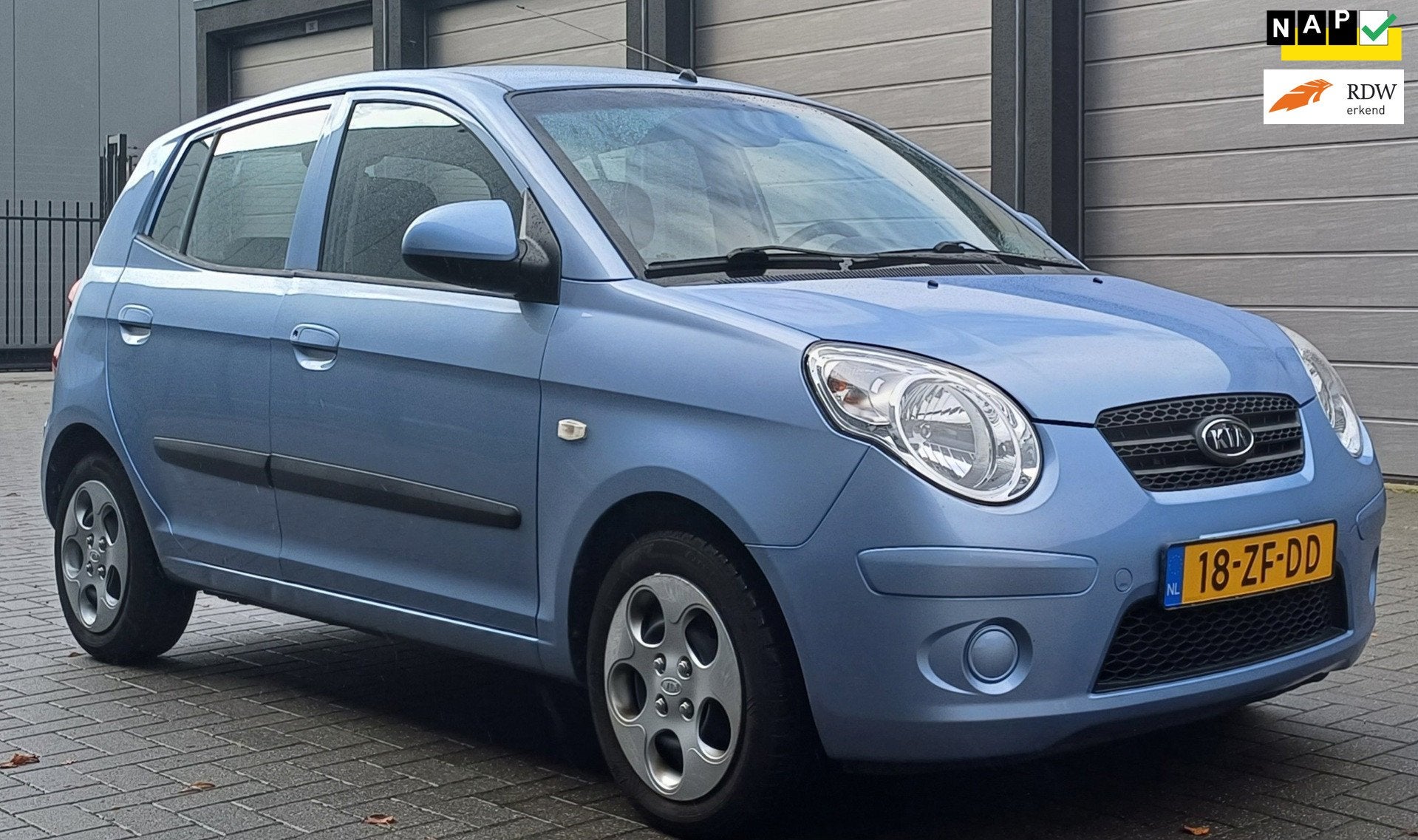 Kia Picanto 1.1 X-tra 86k km NAP!, Auto's, Stof, Zwart, Origineel Nederlands, Bedrijf
