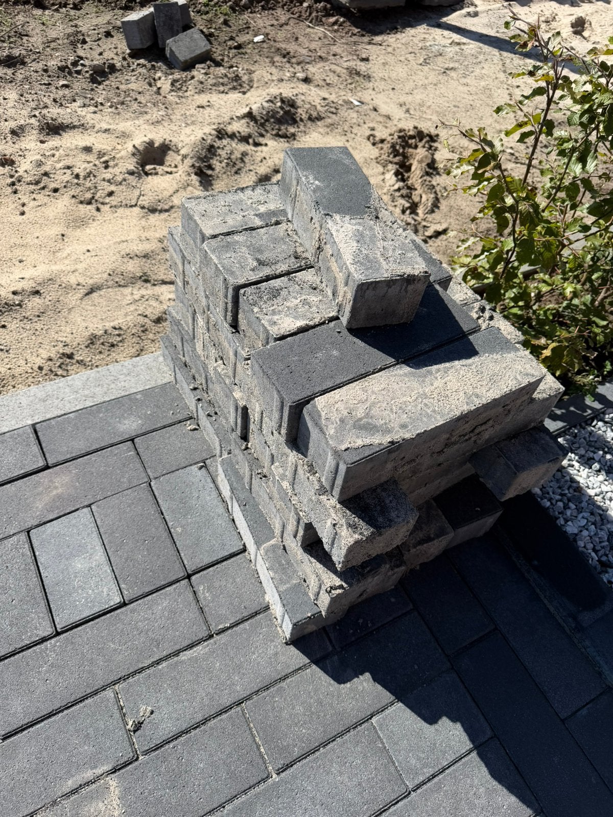 35 stenen antraciet (31,5 cm - 10,5 cm - 8 cm), Ophalen, Klinkers, Nieuw, Minder dan 5 m²