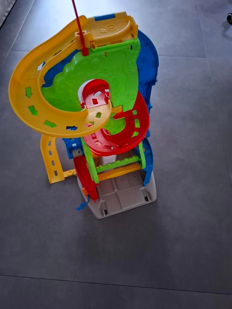 Fisher Price 2-in-1 Auto Racebaan - Zo goed als nieuw, Racebaan, Zo goed als nieuw, Handmatig, Ophalen