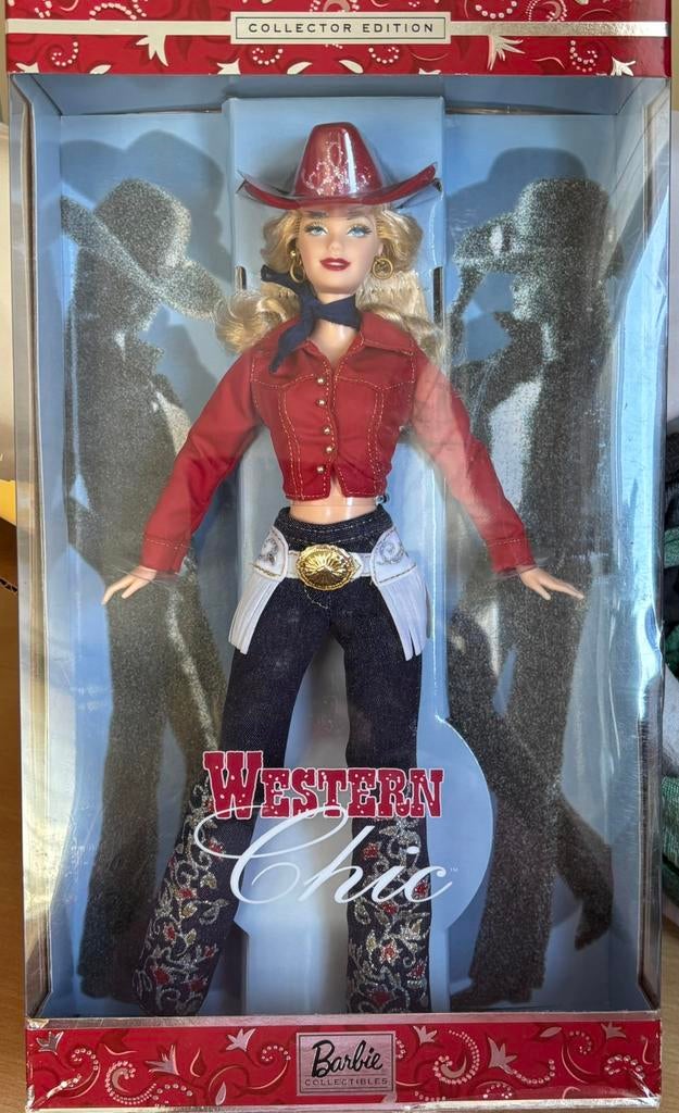 Western chic Barbie NRFB, Verzamelen, Poppen, Ophalen of Verzenden, Zo goed als nieuw, Fashion Doll