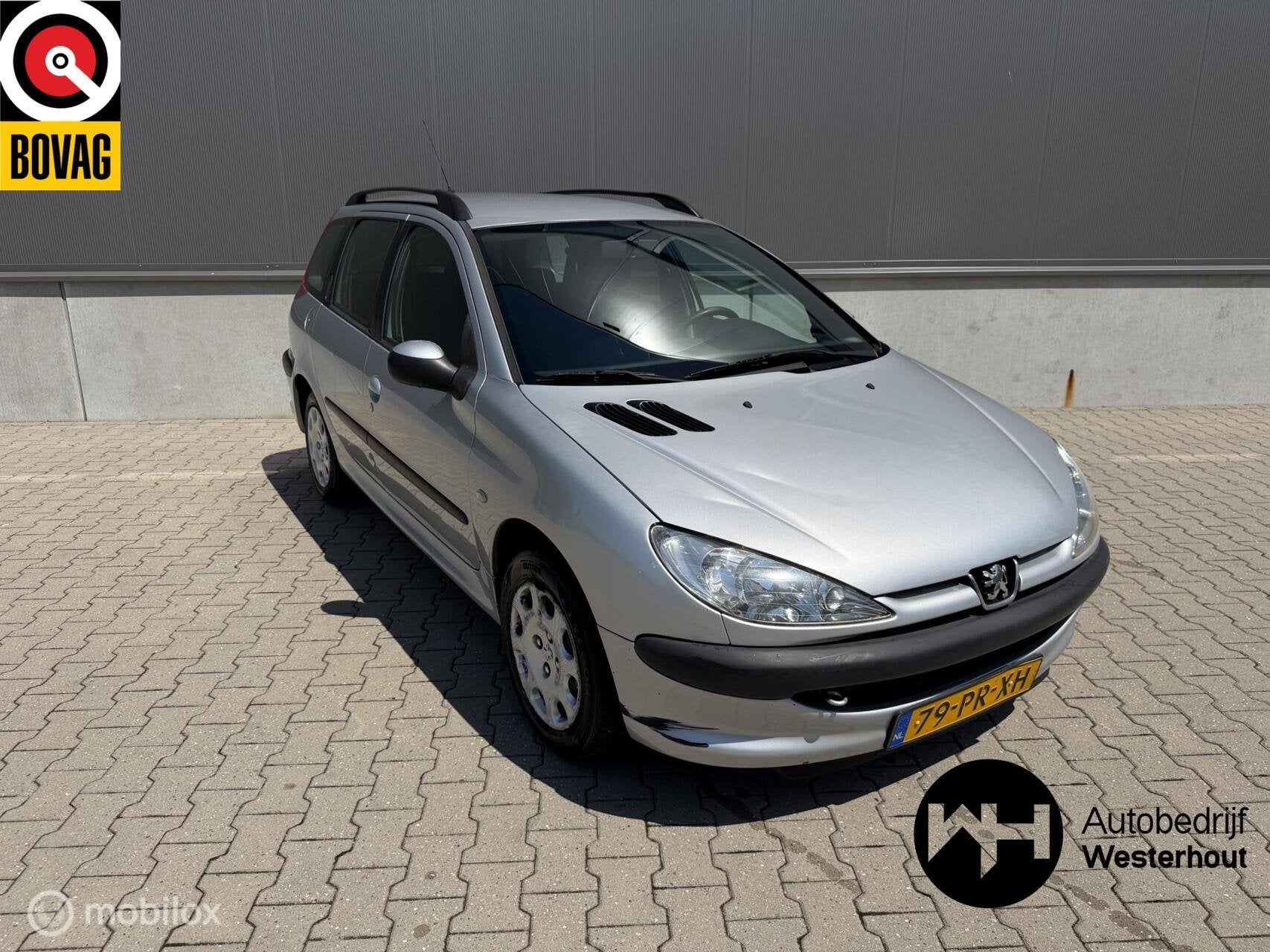 Peugeot 206 SW 1.4 Air-line|AIRCO|KOPPELING & DISTRI NIEUW, Voorwielaandrijving, 4 cilinders, Verwarmde buitenspiegels, Origineel Nederlands