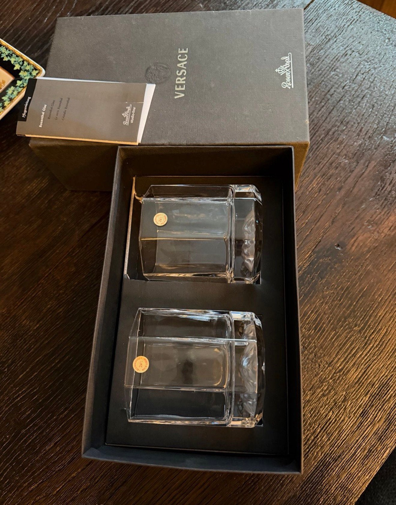 Versace wiskey glazen, Ophalen of Verzenden, Nieuw, Overige typen