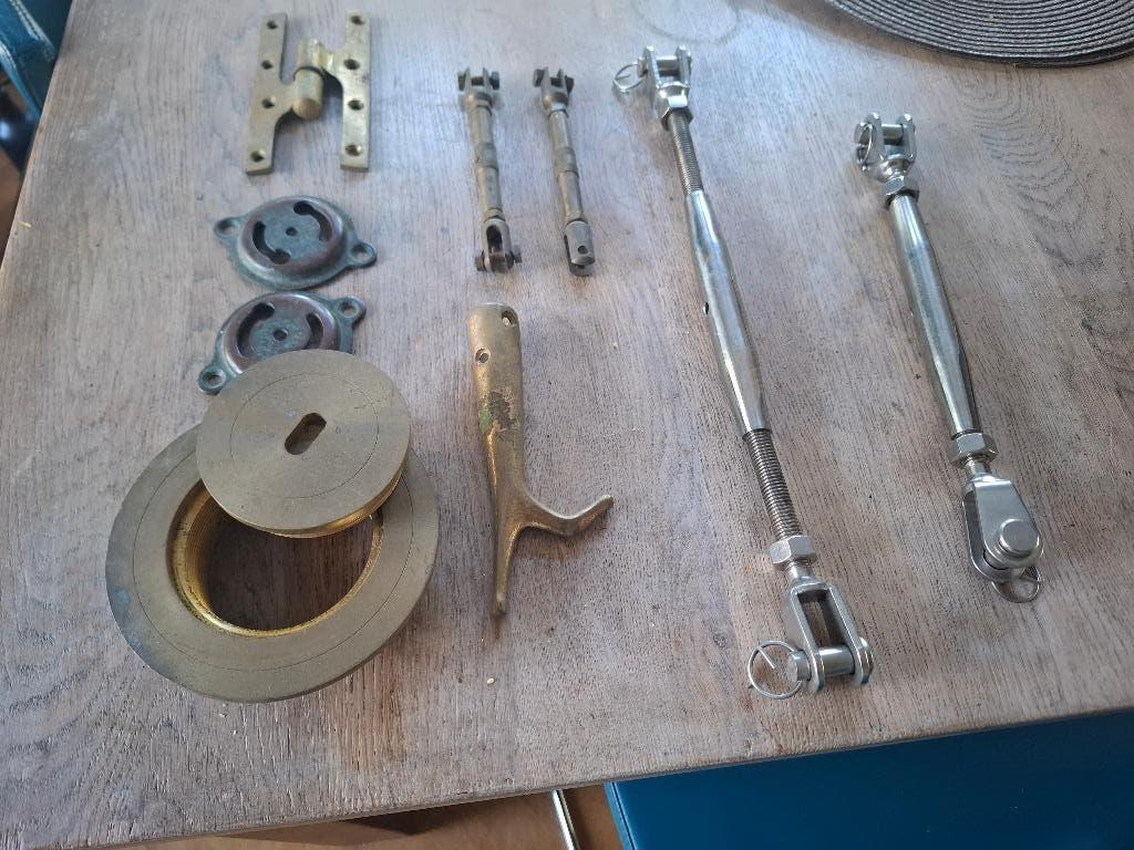 RVS Spanners en Bronze bootonderdelen, Watersport en Boten, Bootonderdelen, Ophalen, Zo goed als nieuw, Overige typen, Zeilboot of Motorboot