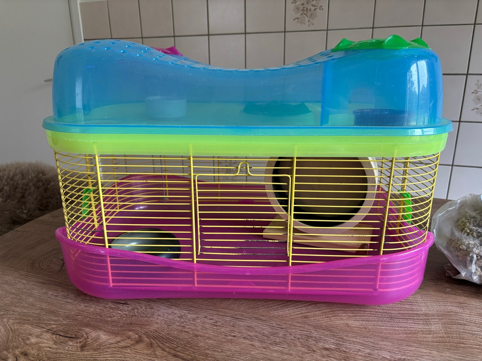 Hamsterhok / hamsterkooi met benodigdheden, Dieren en Toebehoren, Ophalen of Verzenden, Overige typen
