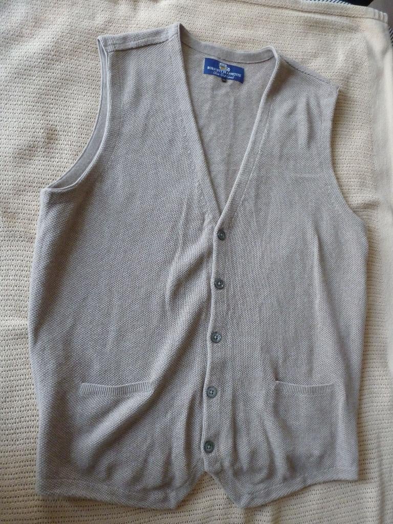 zomer BORN WITH APPETIT spencer vest M -GRATIS zend, Verzenden, Nieuw, Maat 48/50 (M), Beige