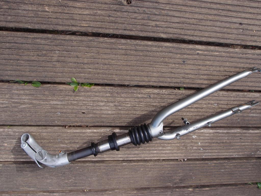 Voorvork Giant Twist geveerd, met voorbouw, Fietsen en Brommers, Fietsonderdelen, Zo goed als nieuw, Voorvork, Aluminium, Stadsfiets