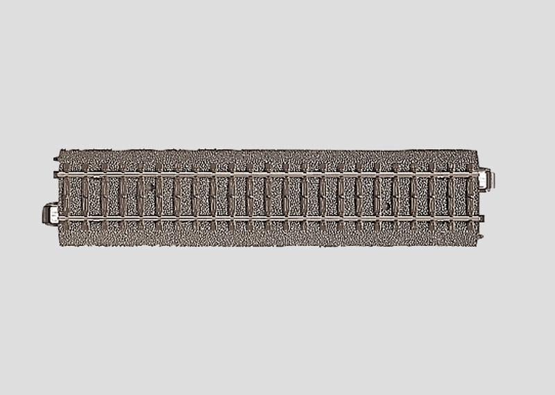 Märklin H0 24172 1 stuks Rechte C-rails, z.g.a.n., Gelijkstroom of Wisselstroom, Rails, Ophalen of Verzenden, Zo goed als nieuw