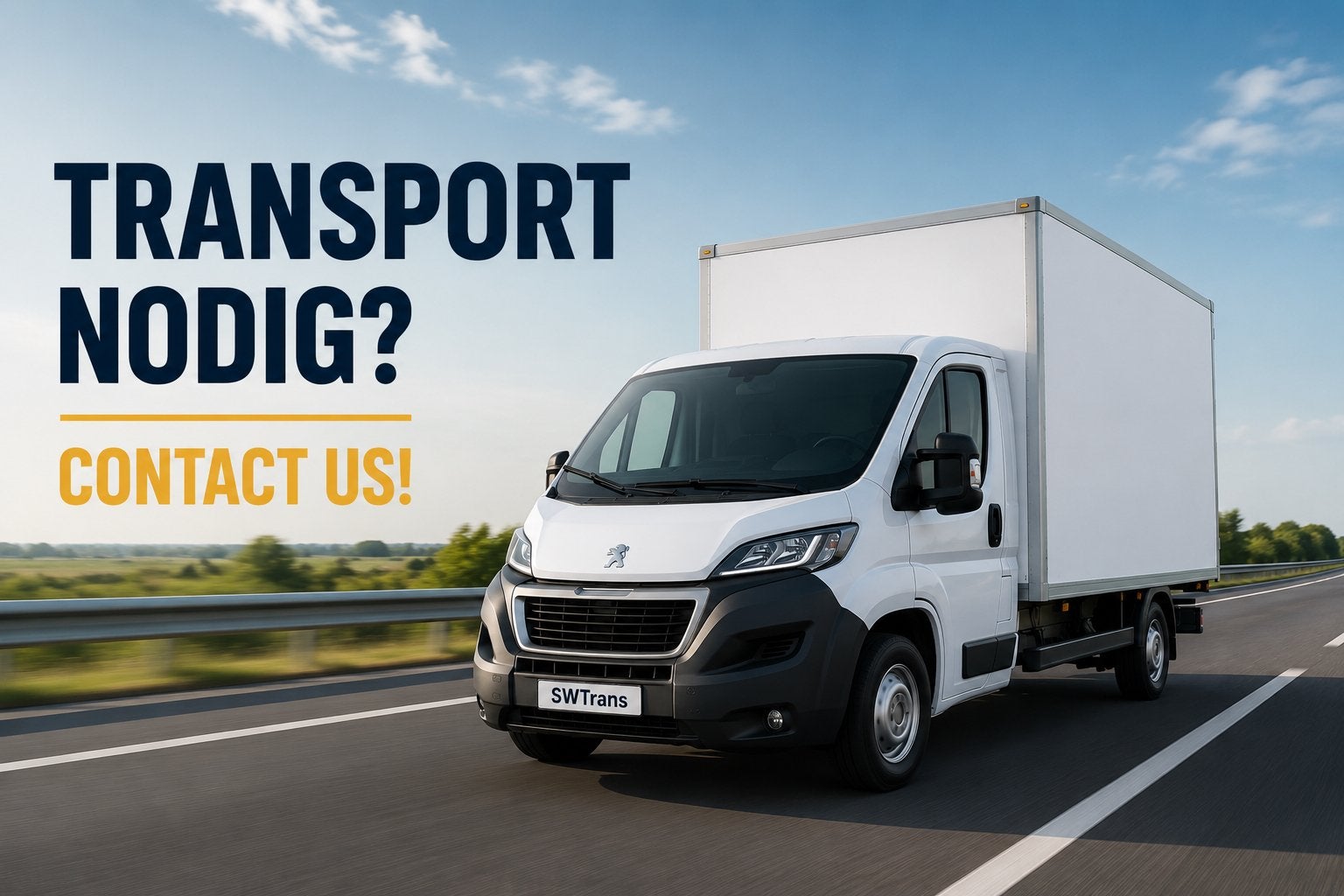Transport nodig? Contact us!, Vacatures, 33 - 40 uur, Overige vormen