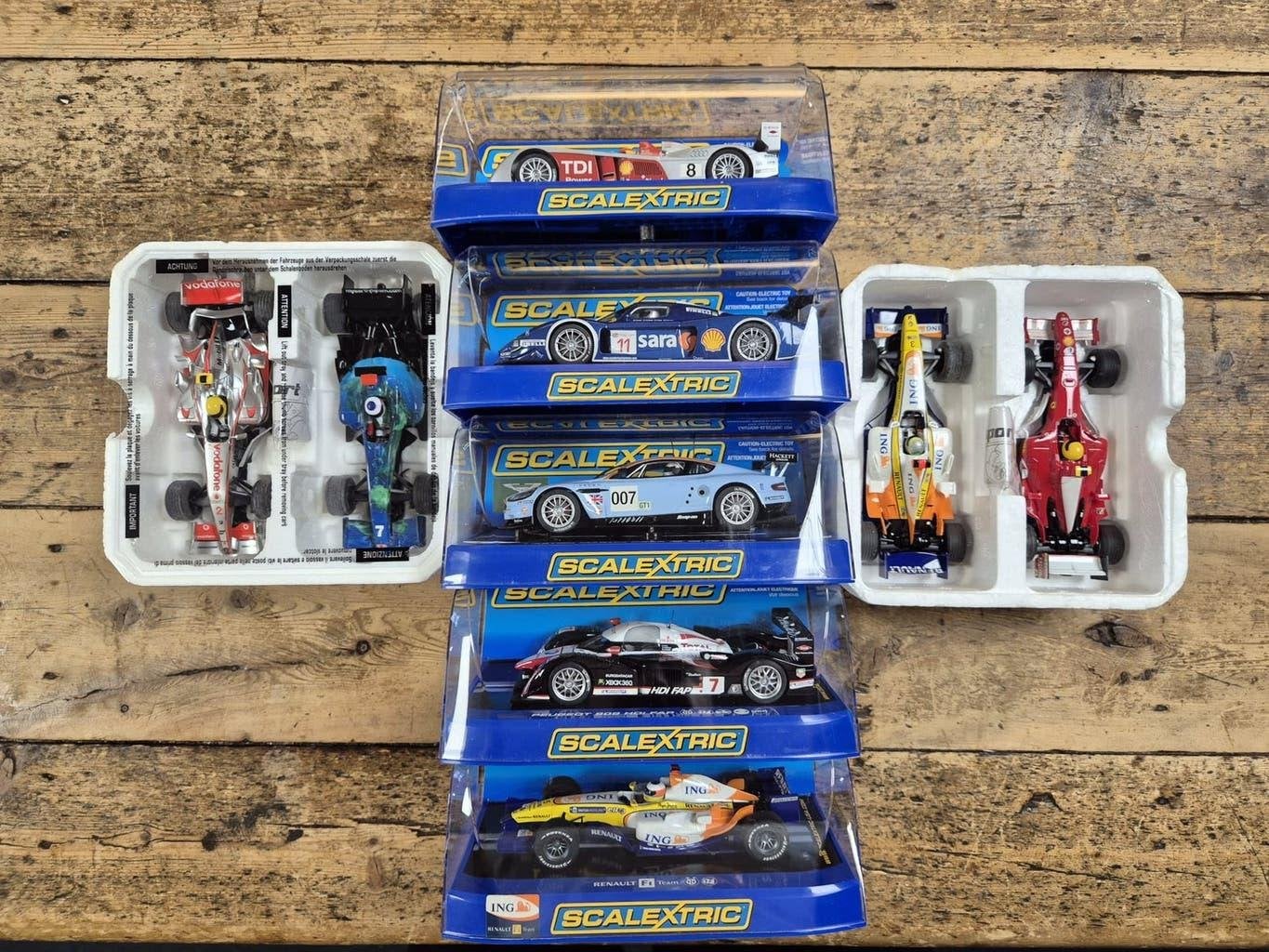 Hornby Scalextric set - racebaan + raceauto’s, Ophalen of Verzenden, Zo goed als nieuw, Elektrisch, Overige merken