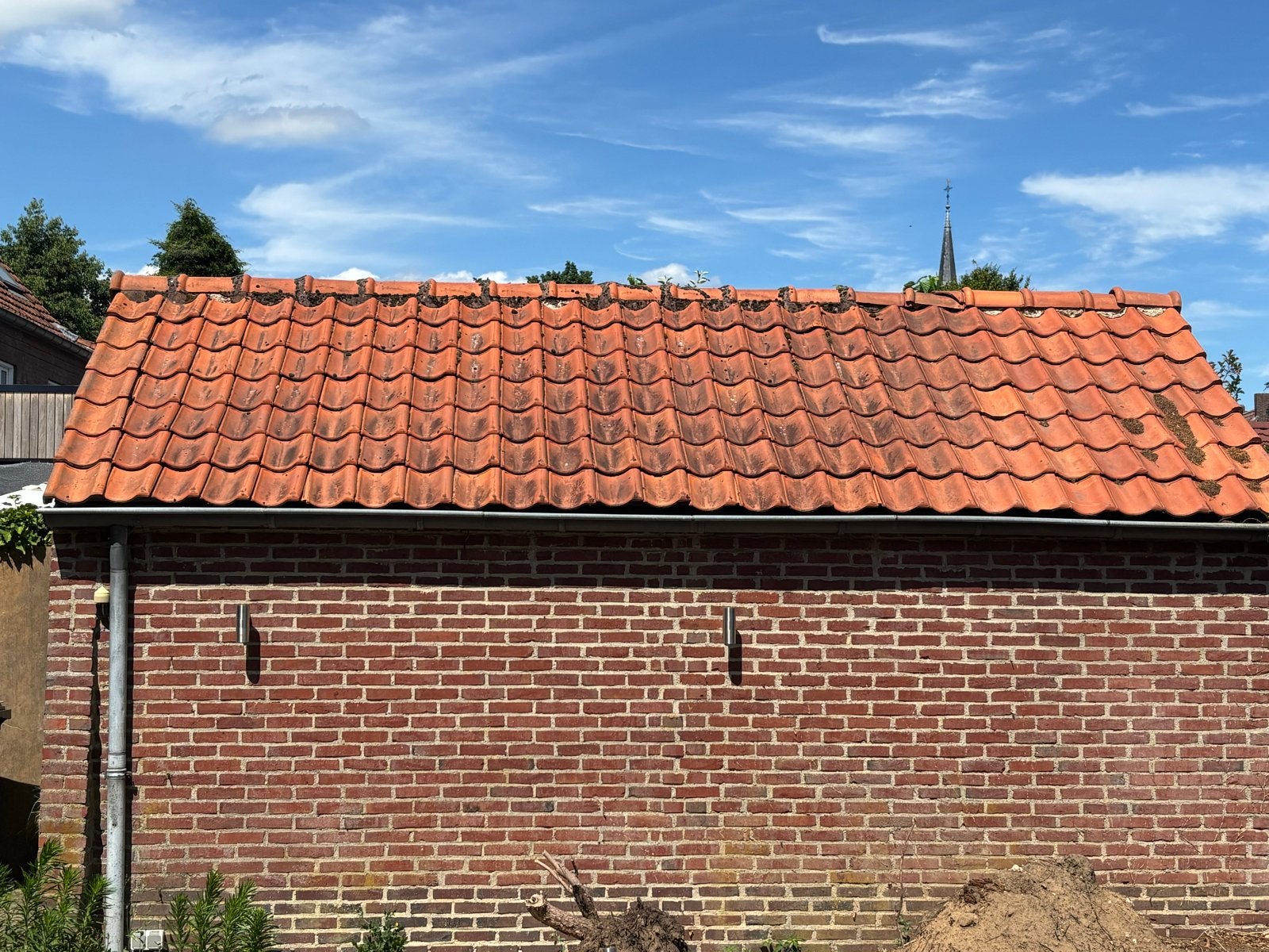 Gebruikte dakpannen - 25m2, Ophalen, Gebruikt, Steen of Klei, 15 m² of meer