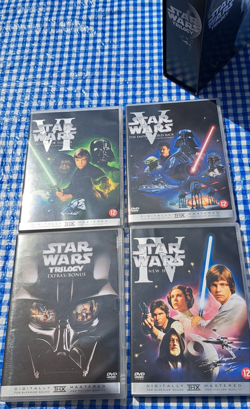 Star Wars DVD Collectie: Trilogie & The Clone Wars, Cd's en Dvd's, Nederlands, Science Fiction, Vanaf 12 jaar, Gebruikt