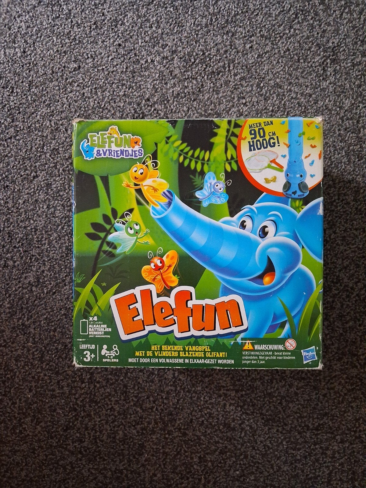 Elefun, vangspel, Ophalen, Gebruikt