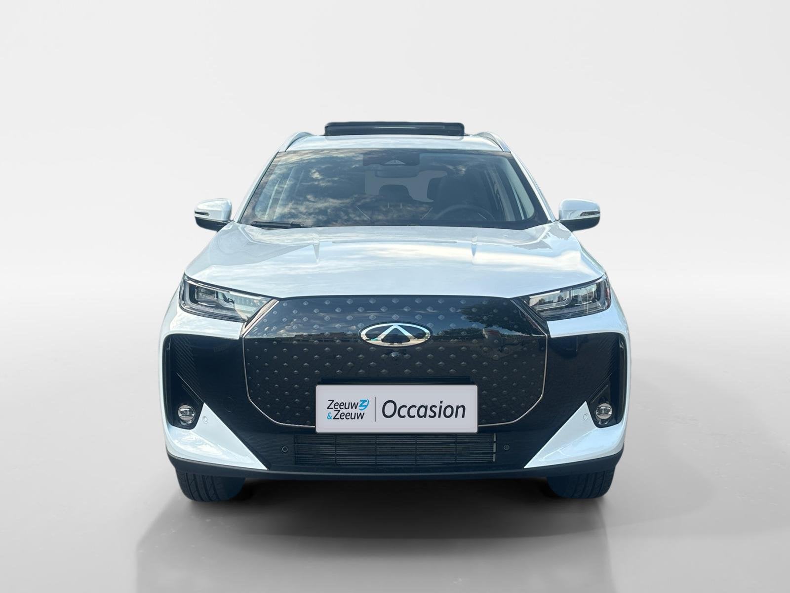 Chery Tiggo 7 1.5TGDI PHEV Unique | Full option | Pano | Gar, Auto's, 12 maanden, Gebruikt, Wit, Bedrijf
