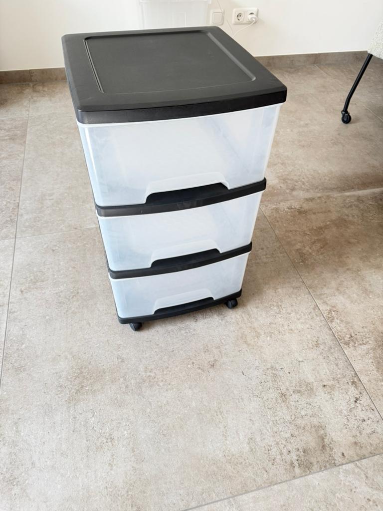 Opbergkastje met lades, Huis en Inrichting, Kasten | Ladekasten, Ophalen, Zo goed als nieuw, 3 of 4 laden, Minder dan 100 cm