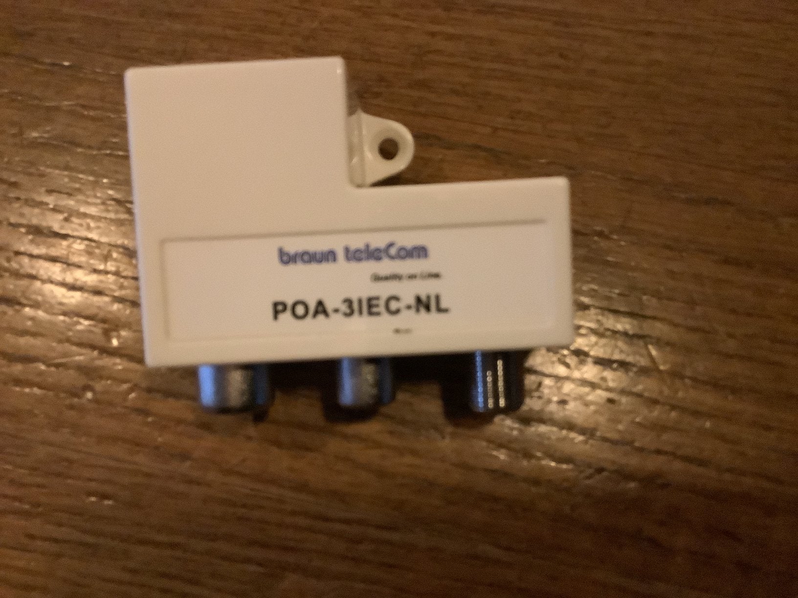 Splitter, Ophalen of Verzenden, Zo goed als nieuw, Minder dan 2 meter, Coaxiale kabel
